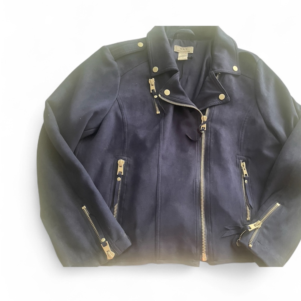 W.A.Y Elegant Navy Blue Jacket